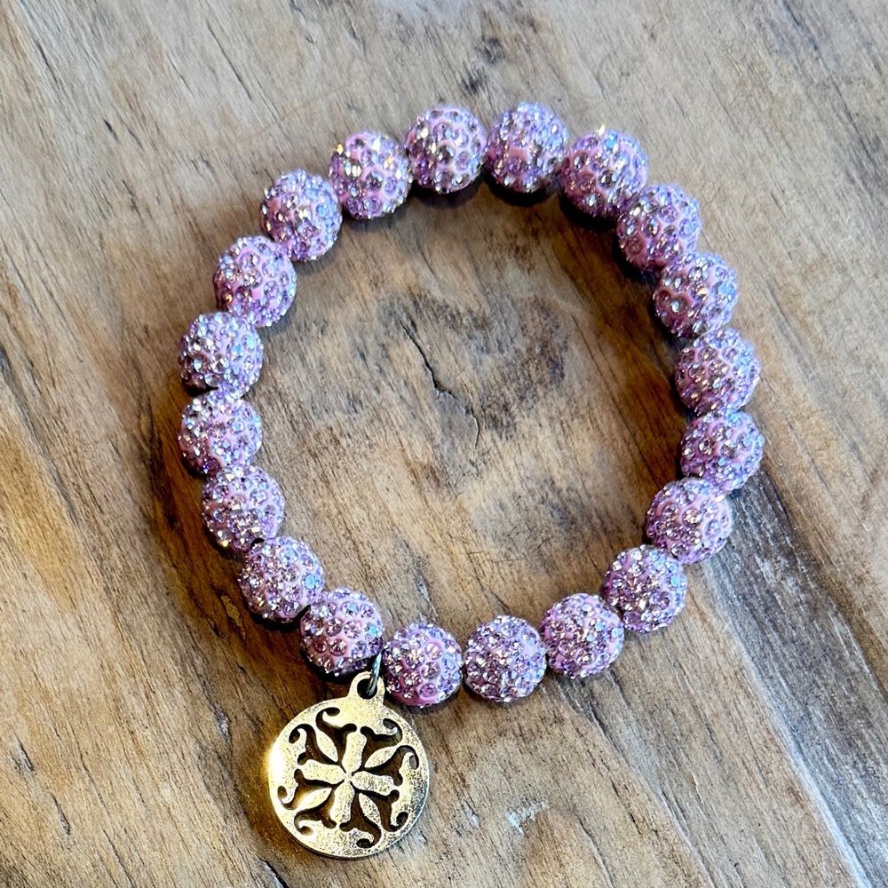 Rustic Cuff Pink Bracelet